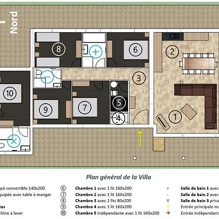 Belle Familiale Climatisee Avec Jardin Clos Villa *
